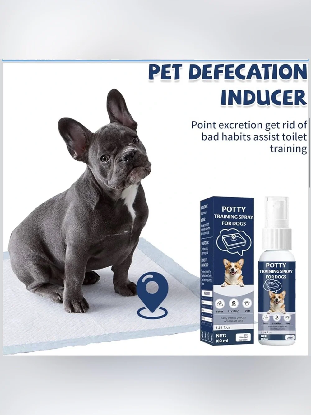 Potty Training Spray for Dogs,Puppy Potty Training Spray,3.5oz, New in Box